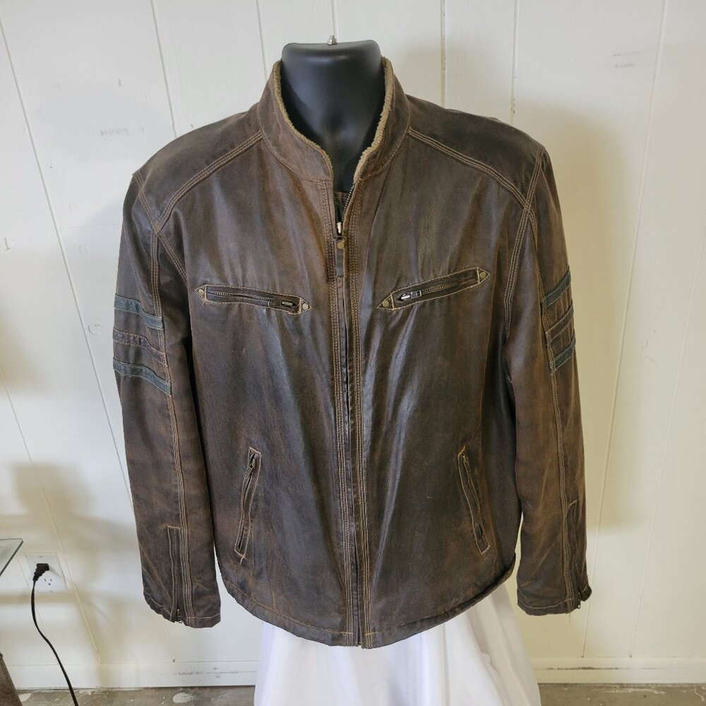 Wilson Faux-Leather Jacket